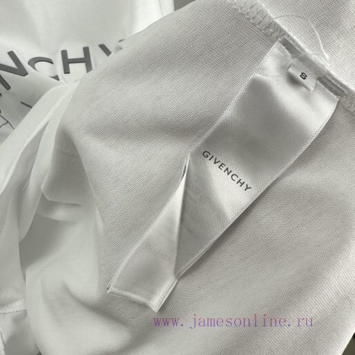 Givenchy 2024 New Lightning Reflective Letter Couple Short Sleeved T-shirtOriginal Fabric With ie9p05dd - Image 8