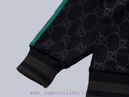 Top Differentiated CurrencyStyle Gucci Classic Double G Dark Pattern Jacquard CoatColor Picture f7iqub55 - Image 6