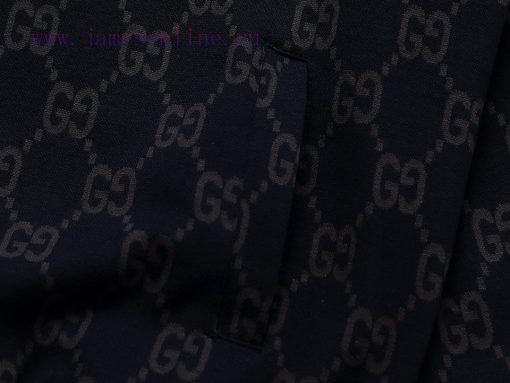 Top Differentiated CurrencyStyle Gucci Classic Double G Dark Pattern Jacquard CoatColor Picture f7iqub55 - Image 7