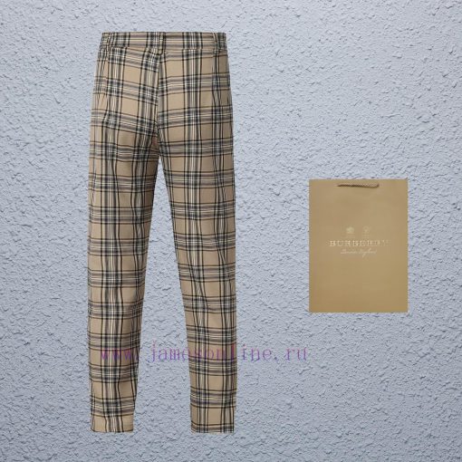 Top Differentiated CurrencyStyle Burberry Bur Classic Checkered PantsColor Picture ColorSize S- xe01pm7k - Image 3
