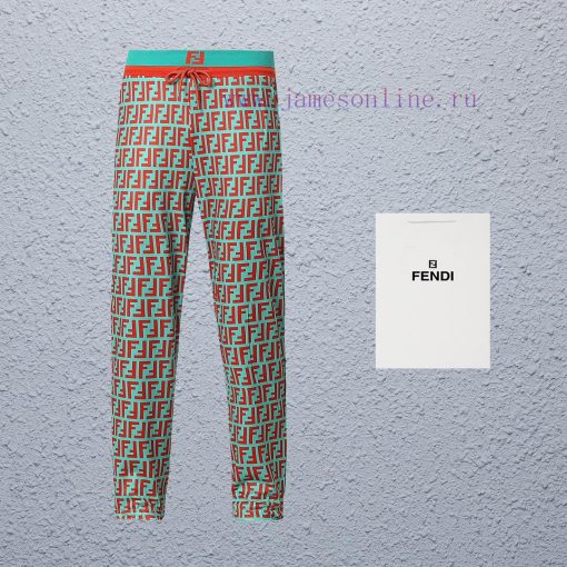 Top Differentiated CurrencyStyle Fendi Full Print Contrasting PantsColor Picture ColorSize S-XX pb5ex1mx