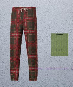 Top Differentiated CurrencyStyle Gucci Square Dark Pattern Contrast PantsColor Picture ColorSiz sg2ia27q