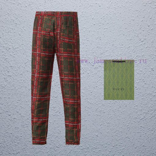 Top Differentiated CurrencyStyle Gucci Square Dark Pattern Contrast PantsColor Picture ColorSiz sg2ia27q - Image 3