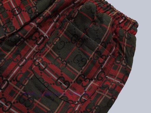 Top Differentiated CurrencyStyle Gucci Square Dark Pattern Contrast PantsColor Picture ColorSiz sg2ia27q - Image 9