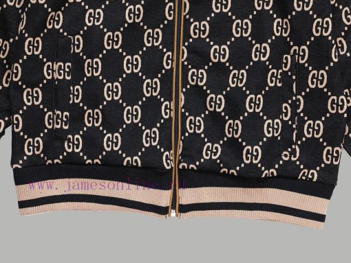 Top Differentiated CurrencyStyle Gucci Classic Full Print Contrast Ribbon Splicing CoatColor Pi qo392n2k - Image 6