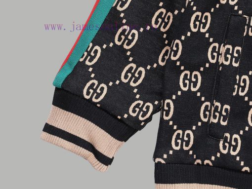 Top Differentiated CurrencyStyle Gucci Classic Full Print Contrast Ribbon Splicing CoatColor Pi qo392n2k - Image 7