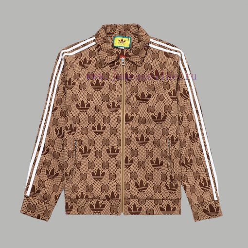 Top Differentiated CurrencyStyle Gucci Collaboration Clover Classic Full Print Jacquard JacketC 7lbcdyh9