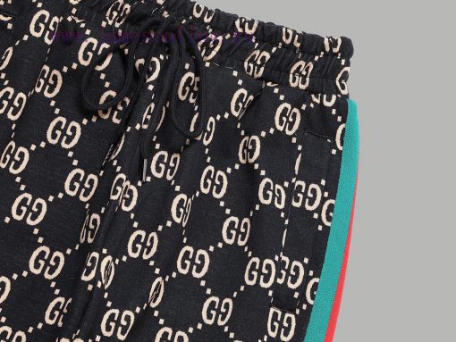 Top Differentiated CurrencyStyle Gucci Classic Full Print Contrast Ribbon PantsColor Picture Co xf8phujc - Image 5