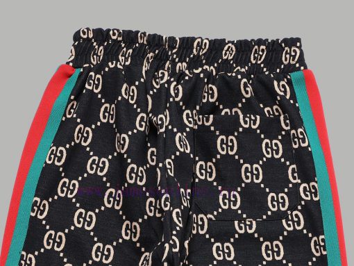 Top Differentiated CurrencyStyle Gucci Classic Full Print Contrast Ribbon PantsColor Picture Co xf8phujc - Image 8