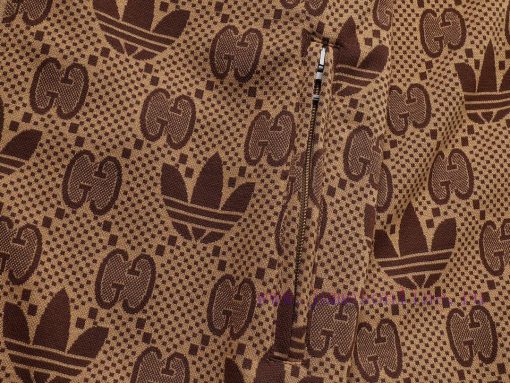 Top Differentiated CurrencyStyle Gucci Collaboration Clover Classic Full Print Jacquard JacketC 7lbcdyh9 - Image 9