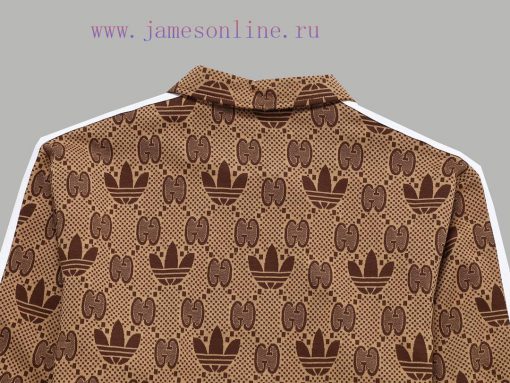Top Differentiated CurrencyStyle Gucci Collaboration Clover Classic Full Print Jacquard JacketC 7lbcdyh9 - Image 10