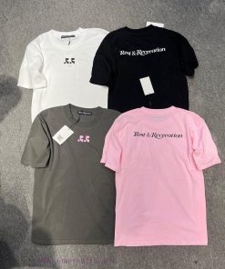 ADERUEUOL  M110 Rest&recovery Comma Korean Front And Back Printed Loose Fit Short Sleeved Shirt lrymiekr