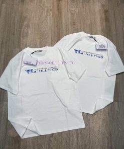 M170 Alexander Wang Alexander King 25ss Simple Couple Style Watermark Short Sleeved T-shirt In 8pblceoe
