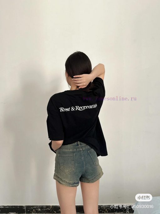 ADERUEUOL  M110 Rest&recovery Comma Korean Front And Back Printed Loose Fit Short Sleeved Shirt lrymiekr - Image 30