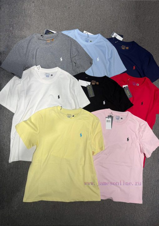 L12 RaLoro Pianah Lauren Classic Pony Embroidered Round Neck Short Sleeve T-shirt In Stock Qual bvjativ9