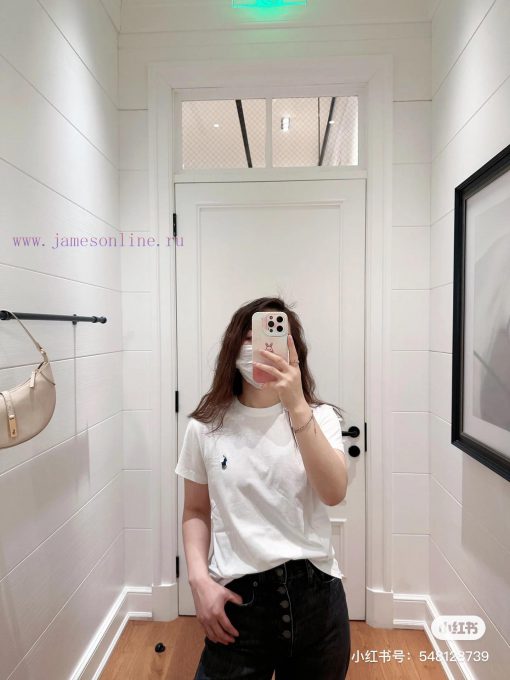 L12 RaLoro Pianah Lauren Classic Pony Embroidered Round Neck Short Sleeve T-shirt In Stock Qual bvjativ9 - Image 4