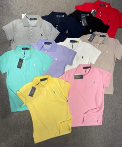 L11 RaLoro Pianah Lauren Little Pony Embroidered 5-Button Polo Shirt Short Sleeve In Stock Qual q87oqwx4