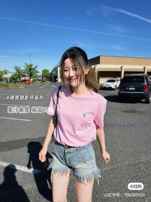 L12 RaLoro Pianah Lauren Classic Pony Embroidered Round Neck Short Sleeve T-shirt In Stock Qual bvjativ9 - Image 11