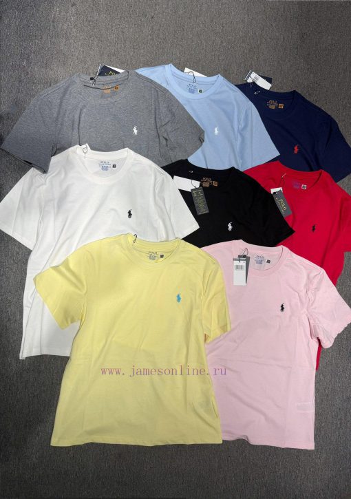 L12 RaLoro Pianah Lauren Classic Pony Embroidered Round Neck Short Sleeve T-shirt In Stock Qual bvjativ9 - Image 14