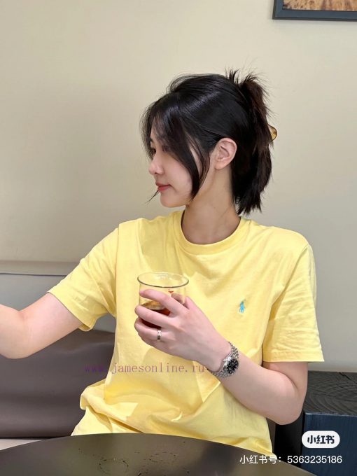 L12 RaLoro Pianah Lauren Classic Pony Embroidered Round Neck Short Sleeve T-shirt In Stock Qual bvjativ9 - Image 15