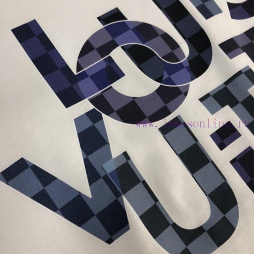 LV 24SS Summer New Round Neck Short Sleeved T-shirt Made Of High-end Pure Cotton Fabric With A bvclduha - Image 7
