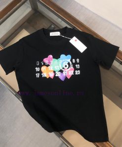MM6 24SS Summer New Round Neck Short Sleeve T-shirt 270g Heavy Duty High End Pure Cotton Fabric l5blwe6d