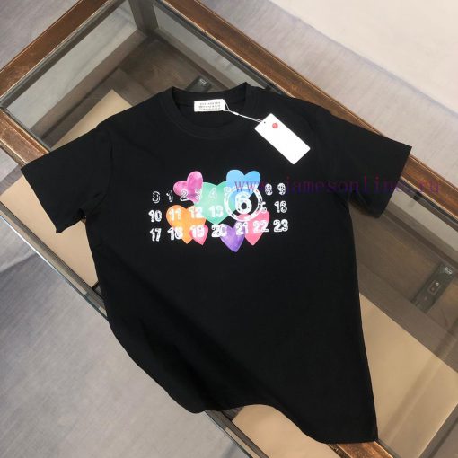 MM6 24SS Summer New Round Neck Short Sleeve T-shirt 270g Heavy Duty High End Pure Cotton Fabric l5blwe6d - Image 2