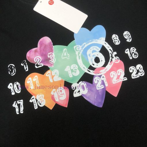 MM6 24SS Summer New Round Neck Short Sleeve T-shirt 270g Heavy Duty High End Pure Cotton Fabric l5blwe6d - Image 6