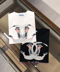 Chanel 24SS Summer New Round Neck Short Sleeve T-shirt 270g Heavy Duty High End Pure Cotton Fab piu3llm0