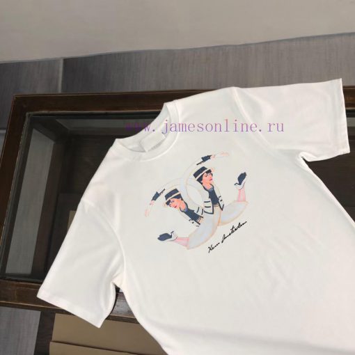 Chanel 24SS Summer New Round Neck Short Sleeve T-shirt 270g Heavy Duty High End Pure Cotton Fab piu3llm0 - Image 7