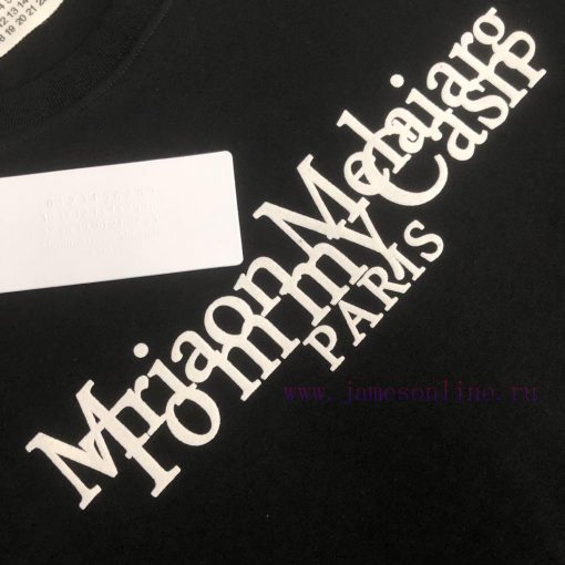 MM6 24SS Summer New Round Neck Short Sleeve T-shirt 270g Heavy Duty High End Pure Cotton Fabric 9y3eivlz - Image 7