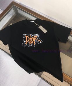 DIOR 24SS Summer New Round Neck Short Sleeve T-shirt 270g Heavy Duty High End Pure Cotton Fabri komyh6fw