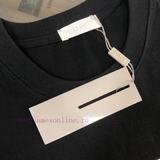 DIOR 24SS Summer New Round Neck Short Sleeve T-shirt 270g Heavy Duty High End Pure Cotton Fabri komyh6fw - Image 13