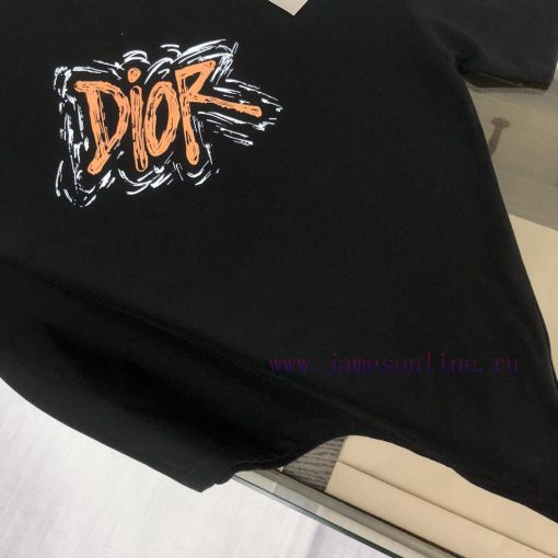 DIOR 24SS Summer New Round Neck Short Sleeve T-shirt 270g Heavy Duty High End Pure Cotton Fabri komyh6fw - Image 16