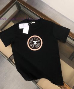 Celine&Chanel's 24SS Summer New Round Neck Short Sleeve T-shirt Made Of 270g Heavyweight High-e r5keyjde
