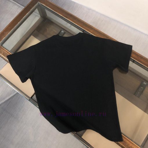 PRADA 24SS Summer New Round Neck Short Sleeve T-shirt 270g Heavy Duty High End Pure Cotton Fabr z5wxgzhm - Image 9