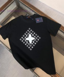 Louis Vuitton/LV 24SS Summer New Round Neck Short Sleeve T-shirt 270g Heavy Duty High End Pure qvqhgqo1