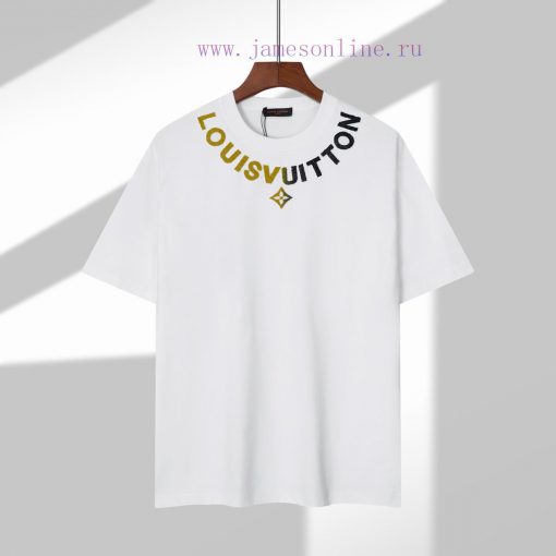 R-9641 Donkey Home's New Short Sleeved T-shirt Gradient Toothbrush Embroidery With High-end Cra 7zq2uobv