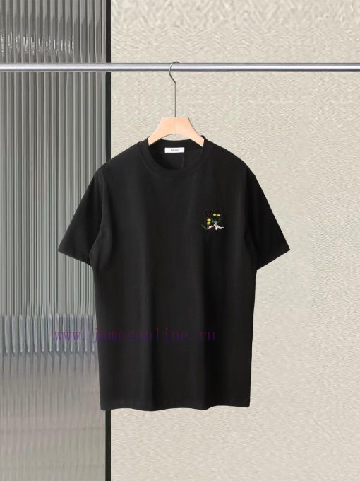 R-95382025ss Spring/Summer New Roewe Embroidered T-shirt In Stock Cute Animal Play Design Impli wse93x4j - Image 2