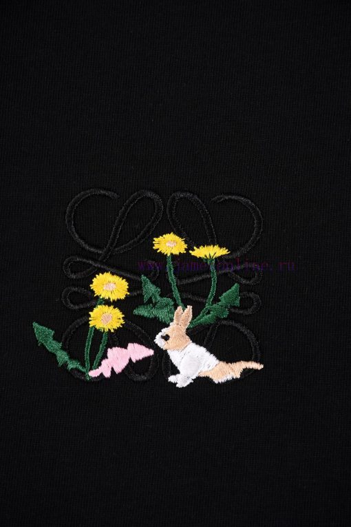 R-95382025ss Spring/Summer New Roewe Embroidered T-shirt In Stock Cute Animal Play Design Impli wse93x4j - Image 5