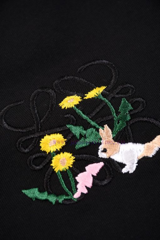 R-95382025ss Spring/Summer New Roewe Embroidered T-shirt In Stock Cute Animal Play Design Impli wse93x4j - Image 8