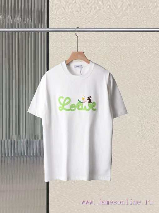 R-95332025ss Spring/Summer New Collection Luo Yiwei - Embroidered T-shirt In Stock With Rope Em qxaayqx0 - Image 13