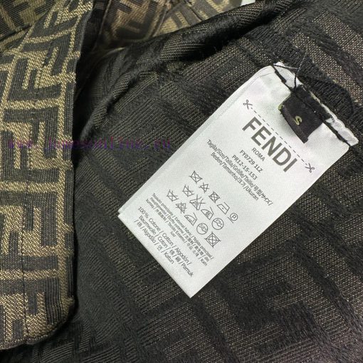 Fendi 2024 Spring/Summer New Full Print Logo Couple's Short Sleeved ShirtOriginal Customized Fa k8n2hjxs - Image 17