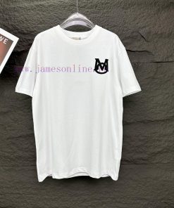 Mengkou 2024 New Embroidery 🪡 Letter Logo Couple's Short Sleeved T-shirtOriginal Fabric With Di pqkpqilq