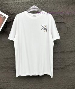 Luoyiwei 2024 New Embroidery 🪡 Logo Couple Short Sleeved T-shirtOriginal Fabric With Digital Di qvc80u4a