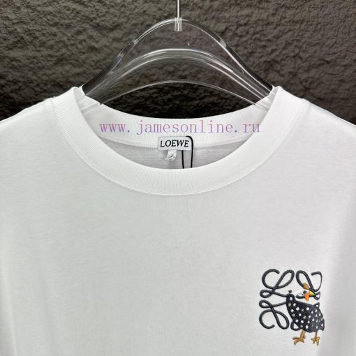 Luoyiwei 2024 New Embroidery 🪡 Logo Couple Short Sleeved T-shirtOriginal Fabric With Digital Di qvc80u4a - Image 3