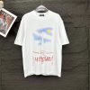 Parisian Maison 2024 New Iron Tower Letter Pattern Couple's Short Sleeved T-shirtOriginal Fabri 5mfuubeq
