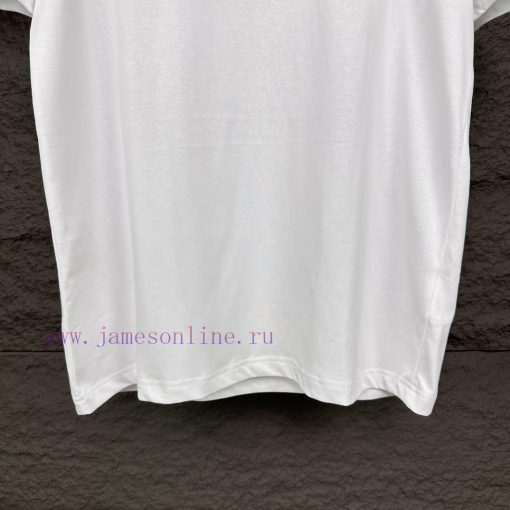 Mengkou 2024 New Embroidery 🪡 Letter Logo Couple's Short Sleeved T-shirtOriginal Fabric With Di pqkpqilq - Image 7