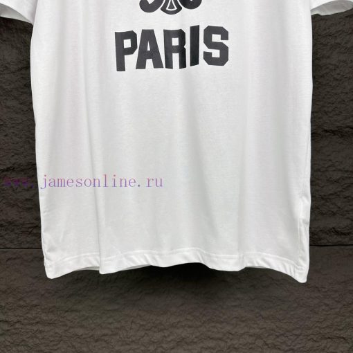 Celine 2024 New Letter Logo Couple's Short Sleeved T-shirtOriginal Fabric With Digital Direct P gxl6bwe4 - Image 7