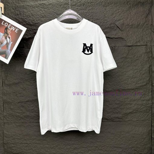 Mengkou 2024 New Embroidery 🪡 Letter Logo Couple's Short Sleeved T-shirtOriginal Fabric With Di pqkpqilq - Image 11
